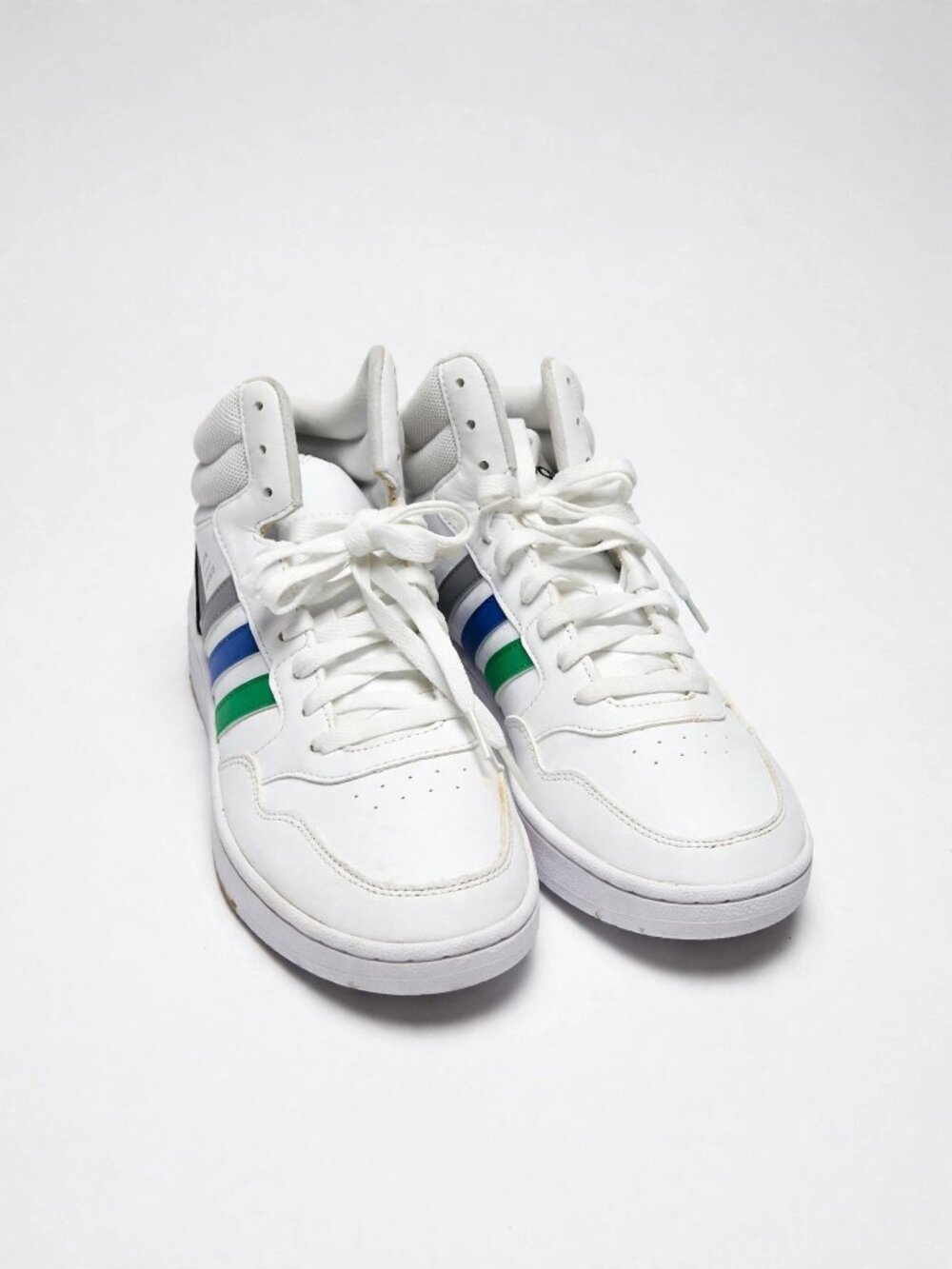 Adidas Hoopla 3.0 Mid (White / Blue / Green)